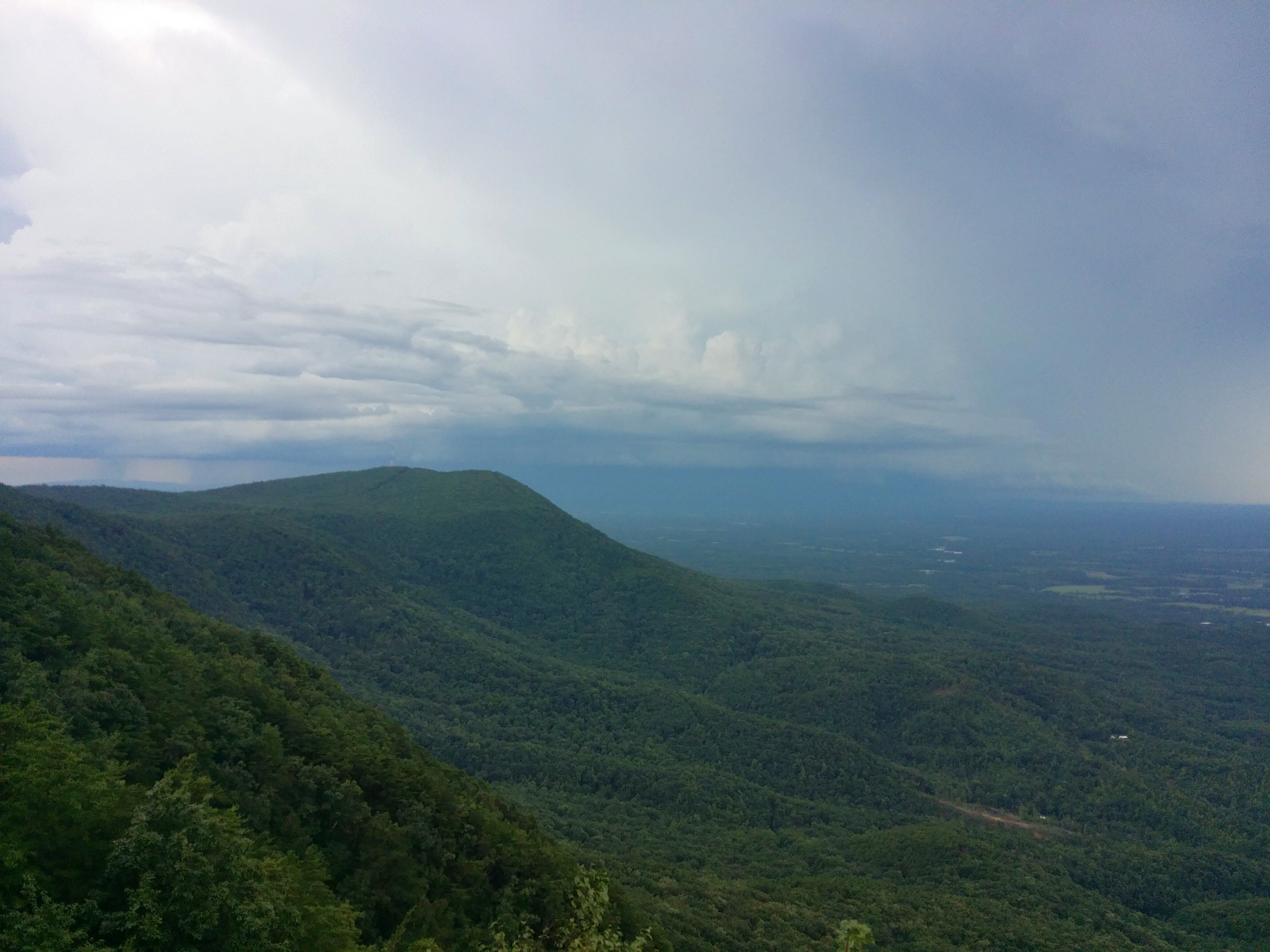 First Look from Fort Mountain Overlook